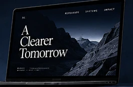 Frame: A website concept exploring how an editorial approach can shape a digital story.